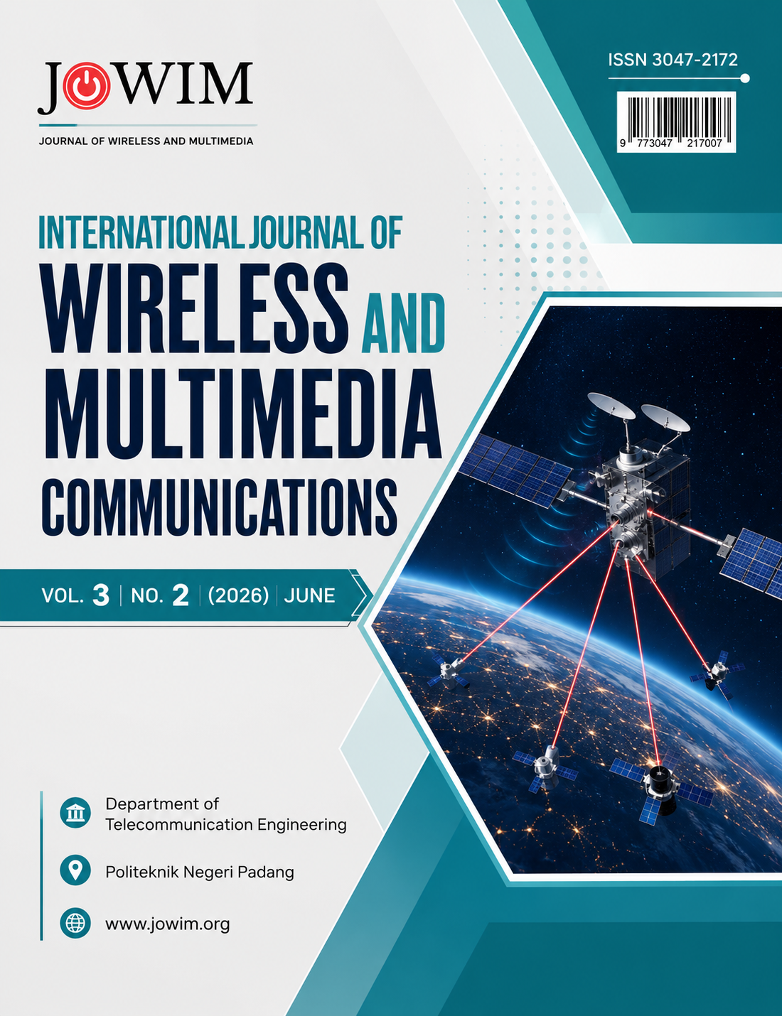					View Vol. 3 No. 2 (2026): International Journal of Wireless And Multimedia Communications
				